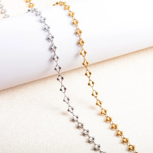5mm Women's Stainless Steel Link Chain Choker Necklace