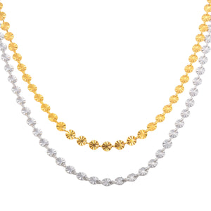 5mm Stainless Steel Chain Necklace Bracelet High Men's Women's Jewelry