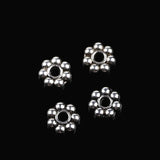 5mm Zinc Alloy Daisy Flower Spacer Beads 500pcs/lot