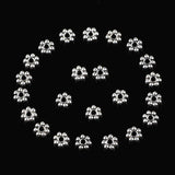 5mm Zinc Alloy Daisy Flower Spacer Beads 500pcs/lot