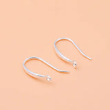 925 Sterling Silver Ear Hook DIY Earring Accessories