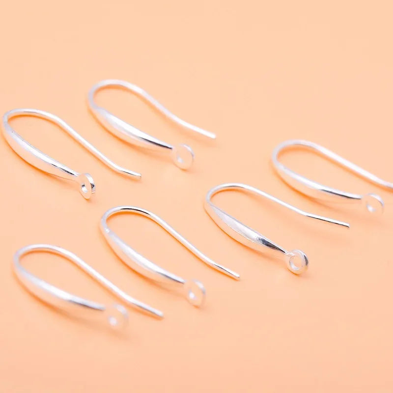 925 Sterling Silver Ear Hook DIY Earring Accessories