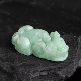 5pc Burmese Jade Pixiu DIY Bracelet Pendant for Women
