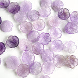 5pc Natural Quartz Loose Beads Purple Crystal Bead for Jewelry Making DIY