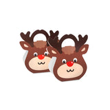 5pc Portable Christmas Box Elk Candy Creative Cartoon Box