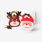 5pc Portable Christmas Box Elk Candy Creative Cartoon Box