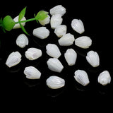 5pc Flower Shell Beads Carved Pearl Shell Loose Bead DIY Findings
