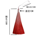 5pc Ice Silk Tassel Fringe for Key Chain Earring Hooks DIY