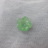 Handcarved Amazonite Flower Gemstone Beads 13mm