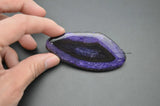 5pc Natural Agate Stone Slab Pendant for Jewelry Making