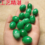 5pc Natural A Green Jade Beads DIY Bracelet Bangle Charm Jadeite Jewellery