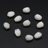 5pc Natural Mother of Pearl Shell Beads Flower Shape for Jewelry Making