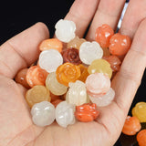 Xinjiang Jade Rose Beads Bracelet DIY Hand Knitted Amulet Women Jewellery