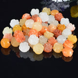 Xinjiang Jade Rose Beads Bracelet DIY Hand Knitted Amulet Women Jewellery