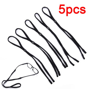5pc Non-Slip Sunglasses Chain Sport Glasses Cord Eyeglasses Holder