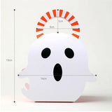 5pc Portable Christmas Halloween Ghost Paper Bag Candy Box Creative Box