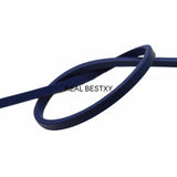 5 Pcs 1M Flat Leather Cord Texture Rope for Bracelets