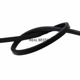 5 Pcs 1M Flat Leather Cord Texture Rope for Bracelets
