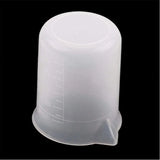5pcs 100ml Clear Silicone Measuring Cups - Epoxy Tool Split Cup