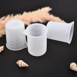 5pcs 100ml Silicone Measuring Cup Resin Silicone Mould DIY UV Je