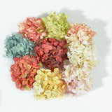 5pcs Silk Hydrangea Artificial Flower Head for DIY Wreath Wedding Decoration