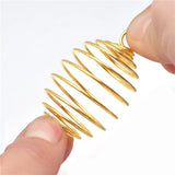 Silver Plated Spiral Bead Cages Pendants for Jewelry Making