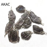 5pcs/10pcs Natural Sirius Stone Pendant Set - Randomly Sent Irregular Shape