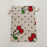 5pcs Christmas Gift Bags Linen Cloth Drawstring Sachet Pouch