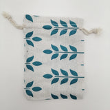 5pcs Christmas Gift Bags Linen Cloth Drawstring Sachet Pouch
