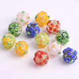 5pcs 12mm Flower Petals Lampwork Glass Beads for Jewelry Making