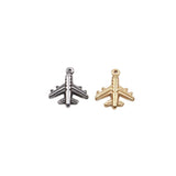 5pcs Stainless Steel High Plane Charms Pendant DIY Jewelry 2 Colors