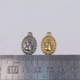 5pcs Stainless Steel High Ladyhead Charms Pendant DIY Jewelry 2 Colors