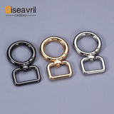 5pcs Metal Buckles Carabiner Hook D Ring Bag Strap Slider Clasp DIY Hardware