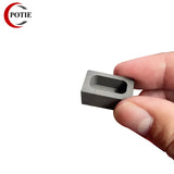 5pcs 15g Mini Graphite Ingot Bar Mould Crucible for Melting Casting