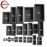 5pcs 15g Mini Graphite Ingot Bar Mould Crucible for Melting Casting