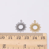 5pcs 15mm Casting Stainless Steel Sun Charms Pendant DIY Unfading