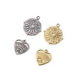 5pcs 15mm Stainless Steel High Eye Charms Pendant DIY Jewelry Unfading