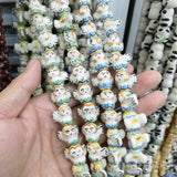 5pcs Colorful Small Angel Shape Ceramic Beads DIY Jewelry Accessories