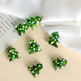 5pcs Christmas Tree Lampwork Beads For Jewelry Making