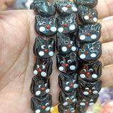 5pcs Cat Lampwork Beads DIY Spacer Bead For Jewelry Making