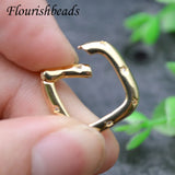 5pcs Metal Square Carabiner Clasp for Necklace Jewelry Making