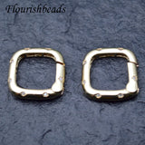 5pcs Metal Square Carabiner Clasp for Necklace Jewelry Making