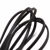 5pcs*1m/lot 5*3mm Brown Flat Leather Cords for Bracelet Making