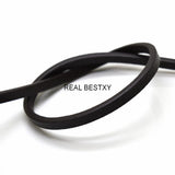 5pcs*1m/lot 5*3mm Brown Flat Leather Cords for Bracelet Making