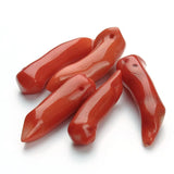 5pcs Natural Red Coral Loose Beads Tree Branch Coral Pendant Charms