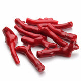 5pcs Natural Red Coral Loose Beads Tree Branch Coral Pendant Charms