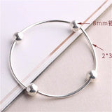 5pcs 925 Silver Curved Noodle Tube Spacer Beads for DIY Jewelry Making