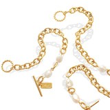 Geometric Square Freshwater Pearl Bracelet Female Jewelry Gift