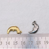 5pcs Stainless Steel High Moon Charms Pendant DIY Jewelry Unfading