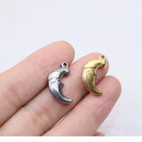 5pcs Stainless Steel High Moon Charms Pendant DIY Jewelry Unfading